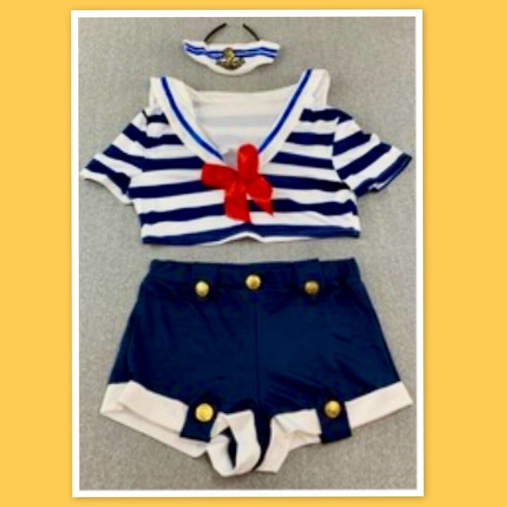 Women’s Sailor Costume ~ Halloween Cosplay ~ Size Medium